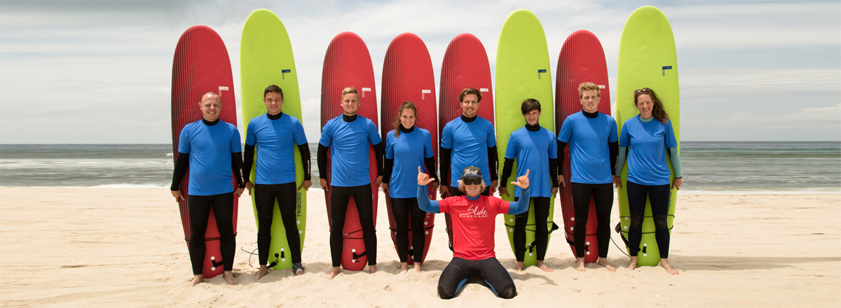 Slidesurfcamp Surfkurs